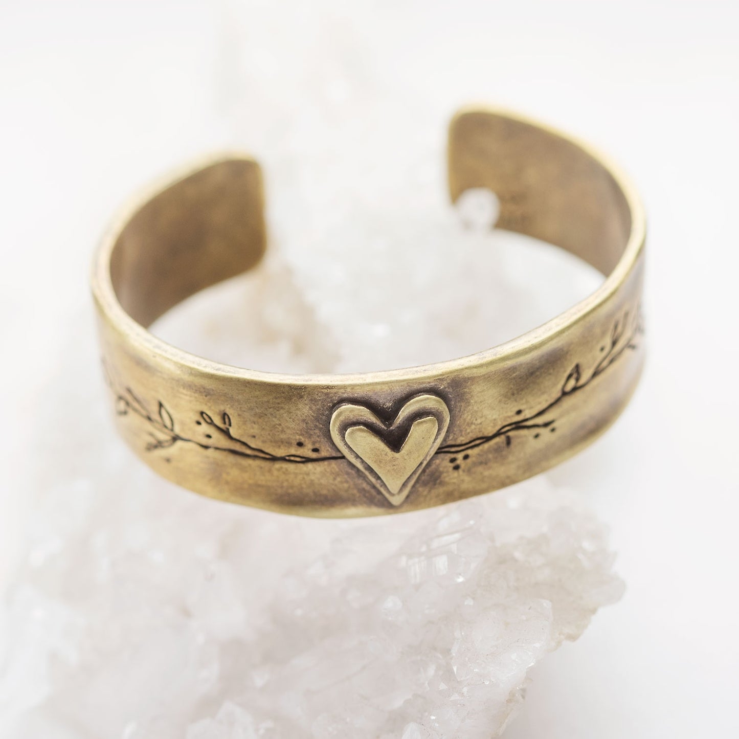 Let Love Grow Cuff (Gold Plated)