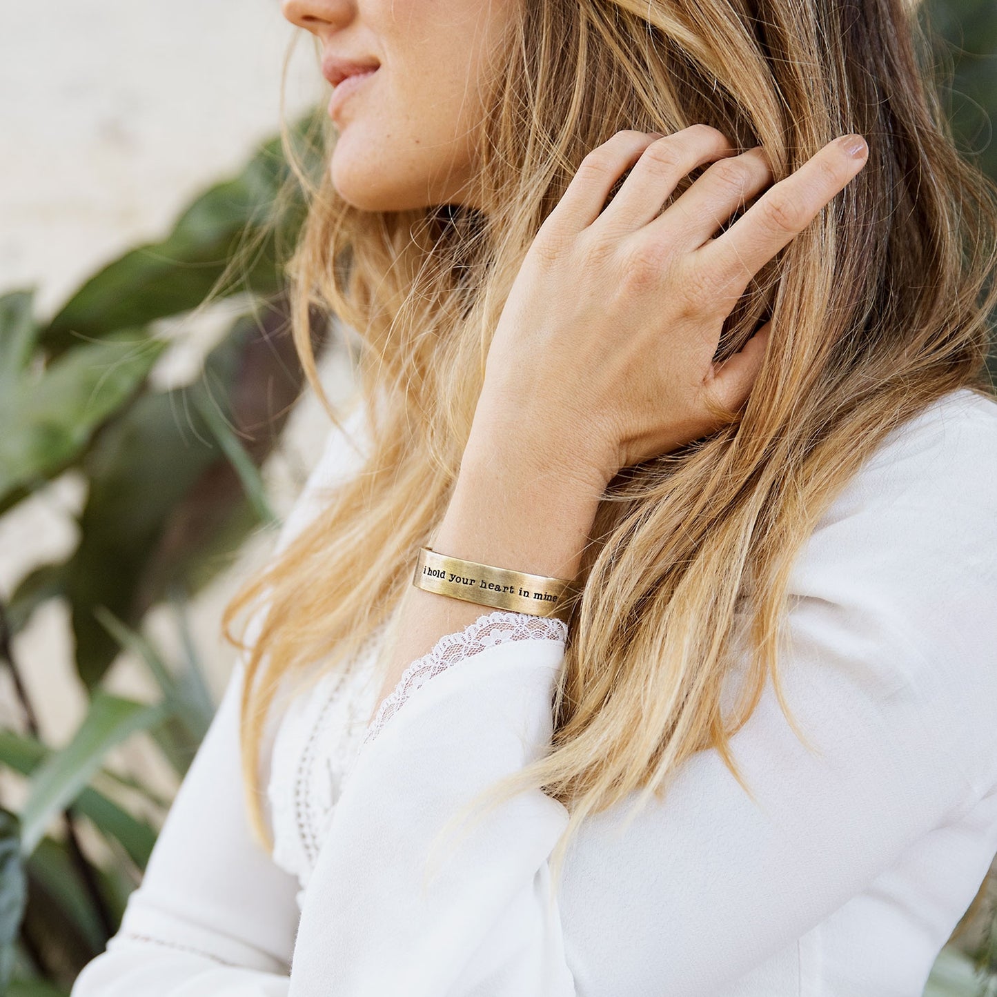 I Hold Your Heart Cuff (Gold Plated)