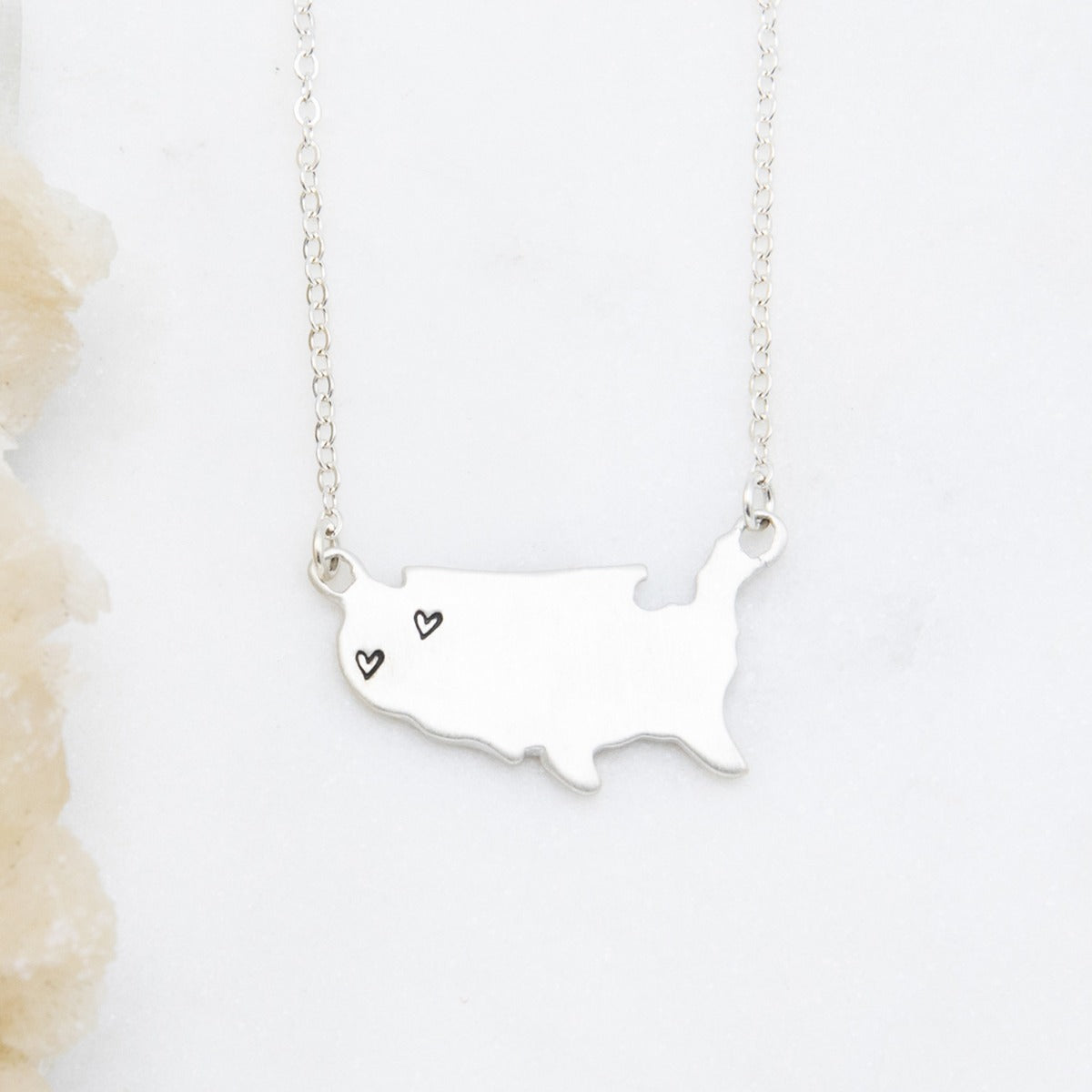 State Of My Heart Necklace (Sterling Silver)