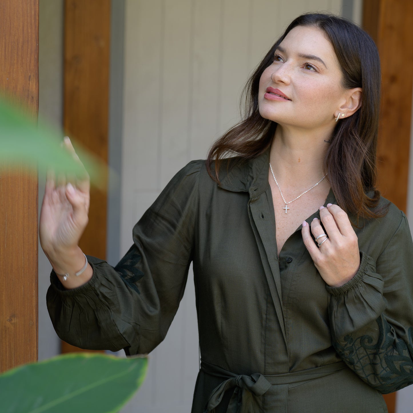 Passage Cross Necklace (Sterling Silver)