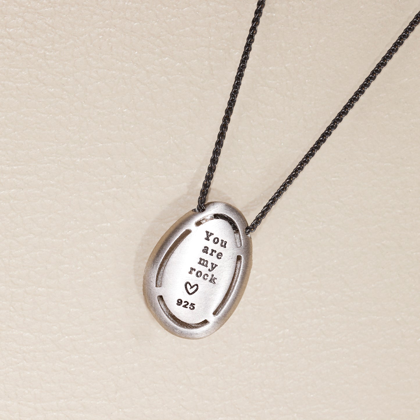 My Rock Necklace (Sterling Silver)