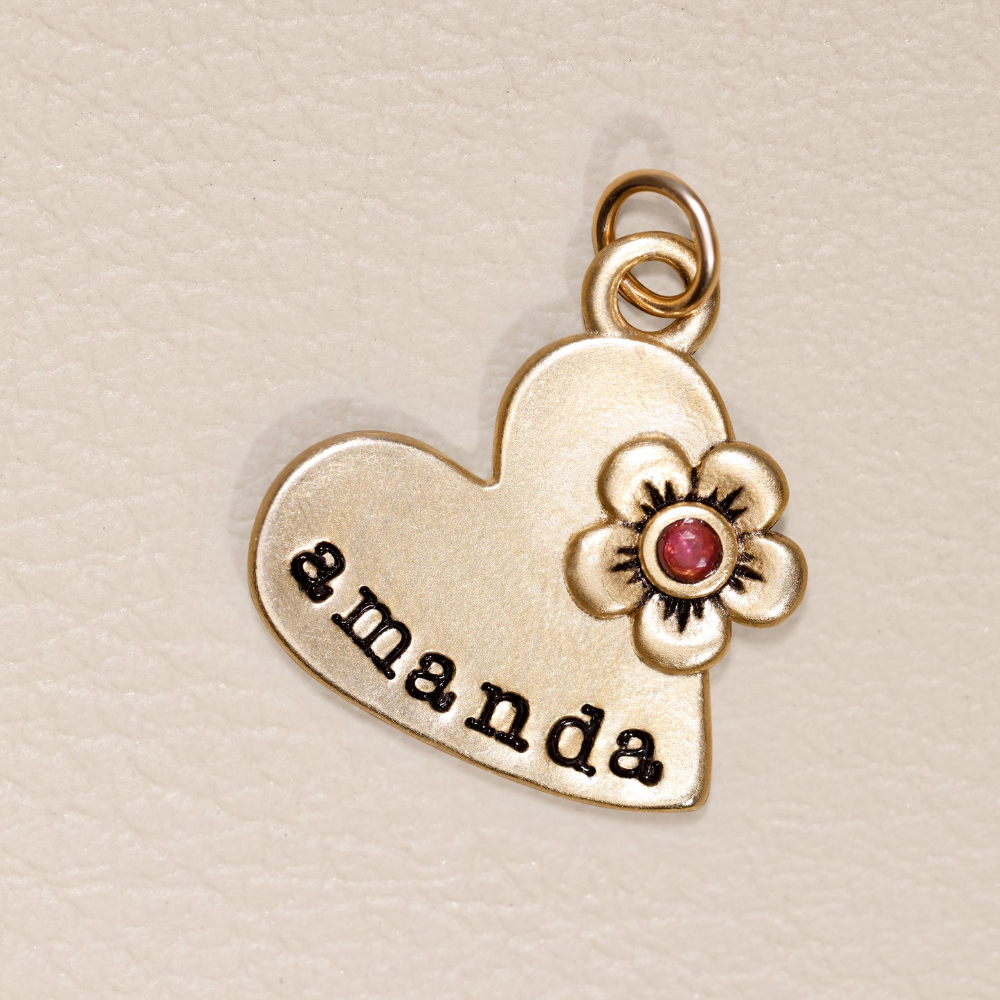 Personalized Birthstone Bloom Jumble Necklace (Gold Plated)