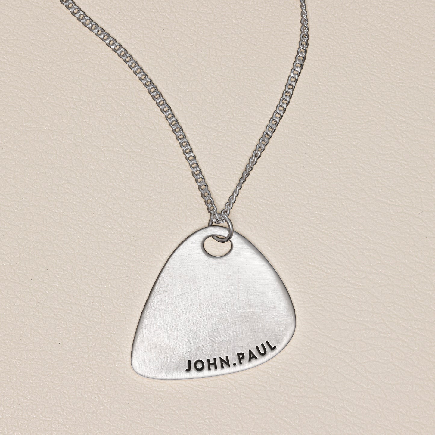 Shaper's Guitar Pick Necklace (Sterling Silver)