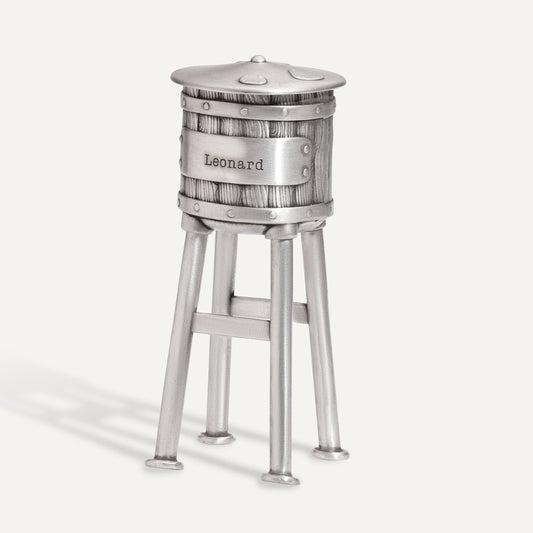 Personalized Water Tower (Pewter)