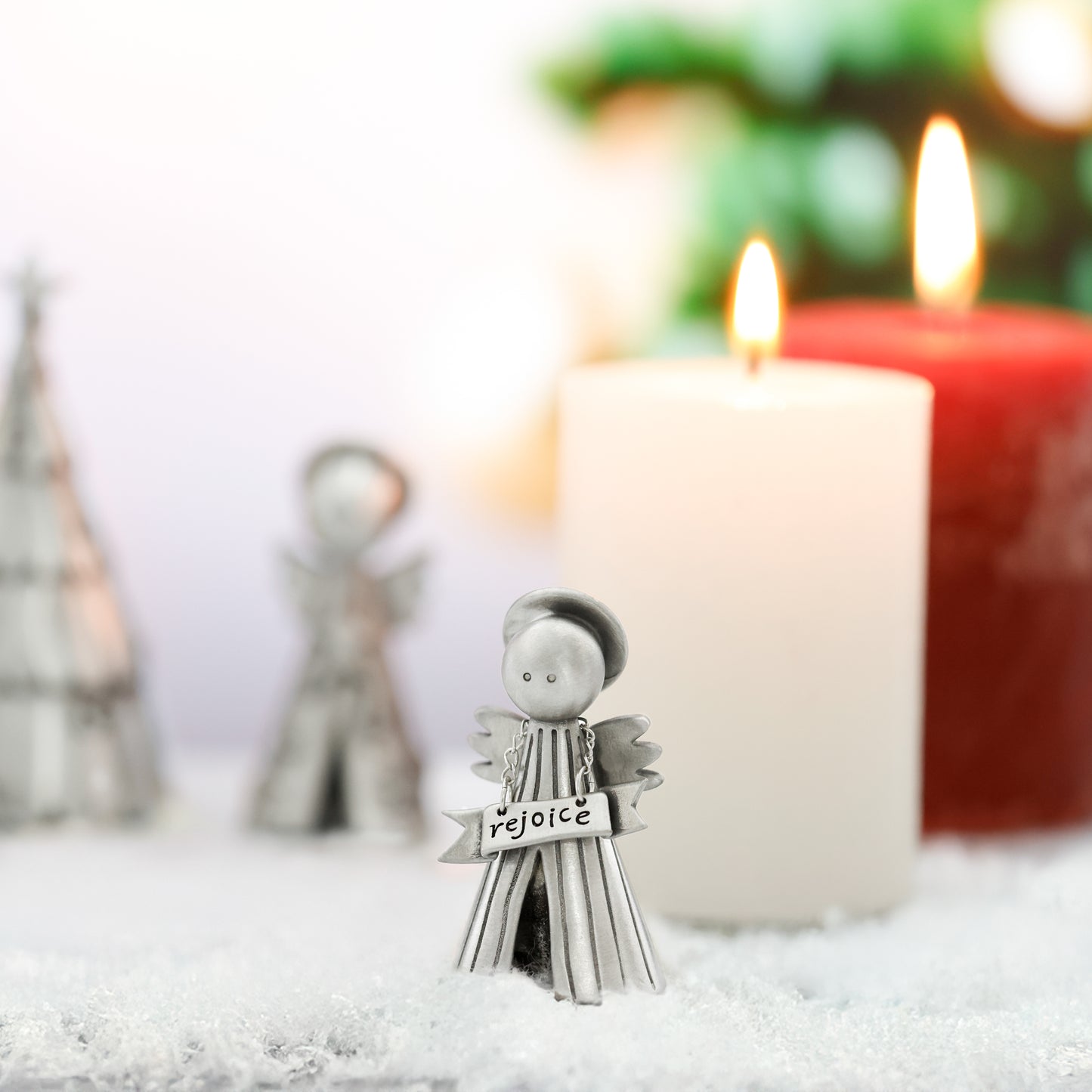 Angel with Banner (Pewter)