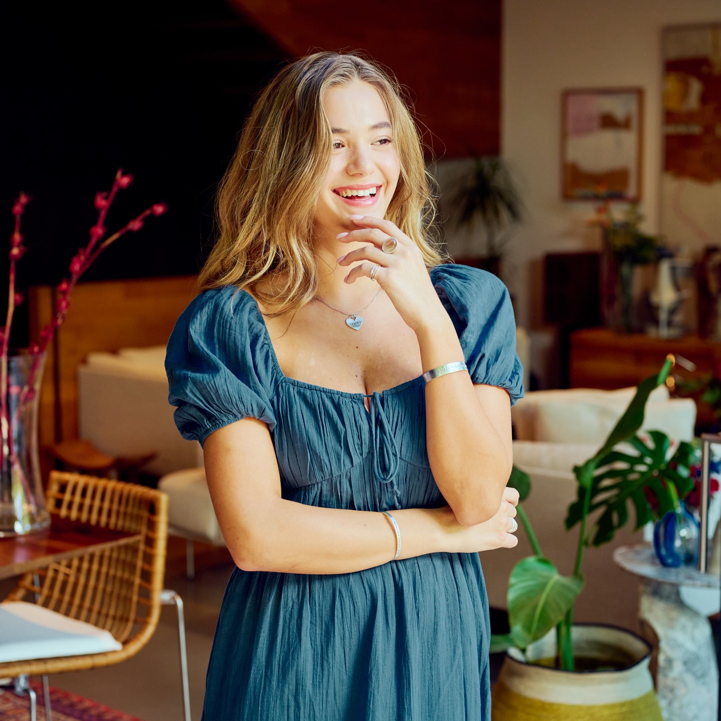 My Treasure Wide Sterling Cuff (Sterling Silver)