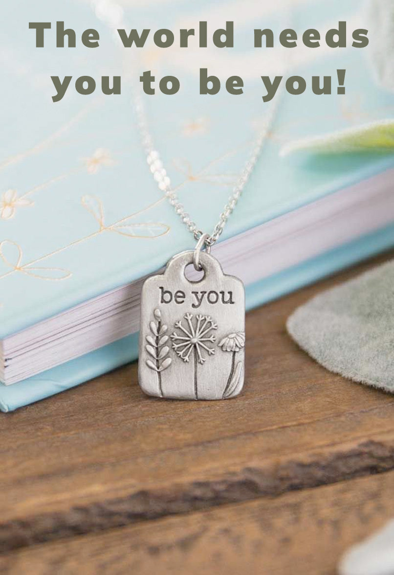 Be You Necklace (Pewter)