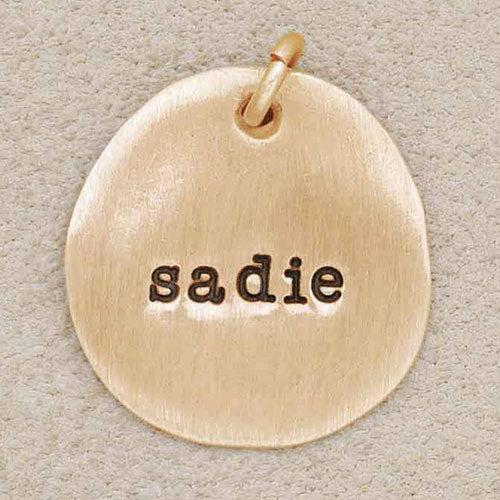 Beloved Name Charm (10K Solid Gold)