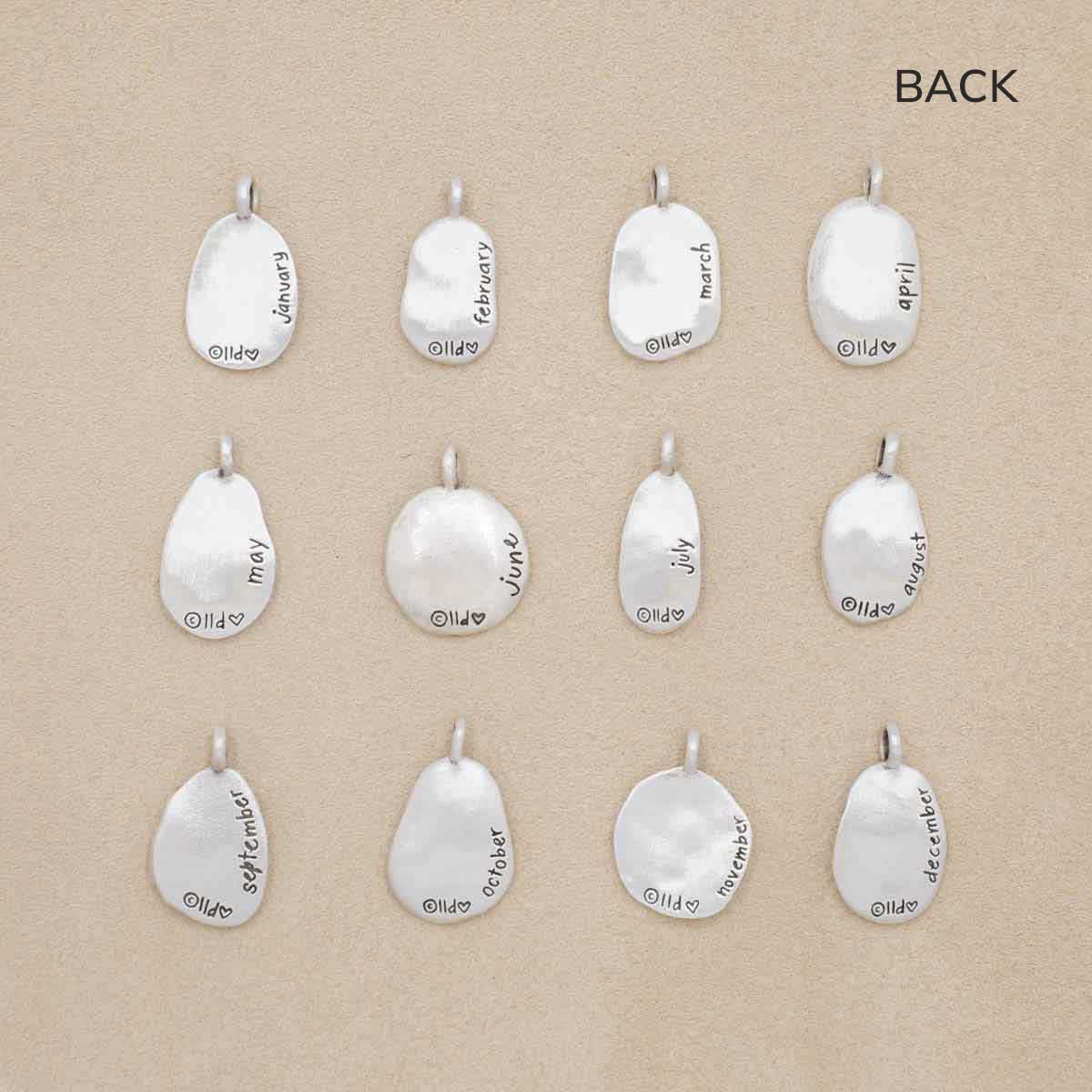 May Birth Flower Charm (Sterling Silver)