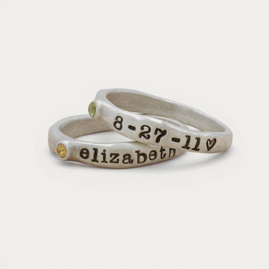 Personalized Passage Ring (Sterling Silver)