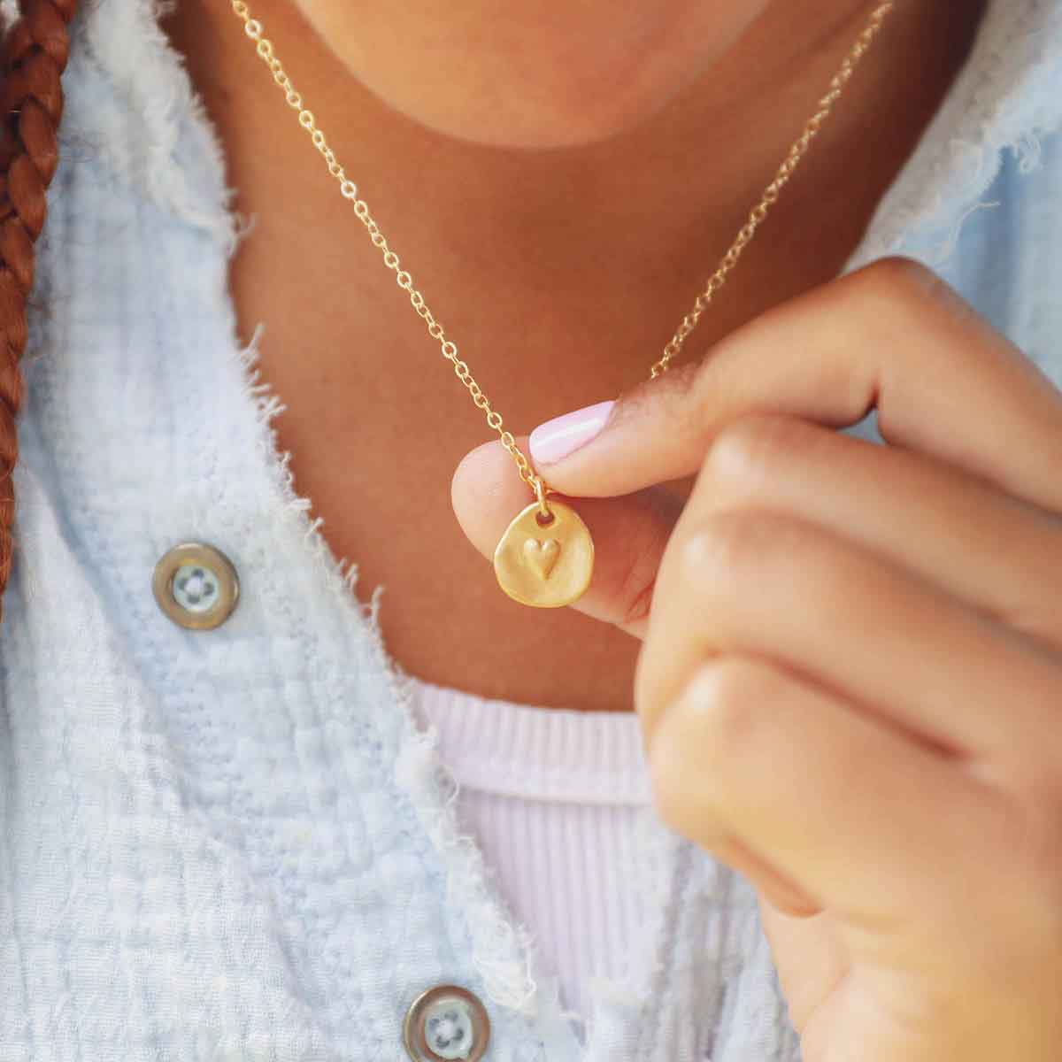 Full of Love Necklace (Gold Vermeil)