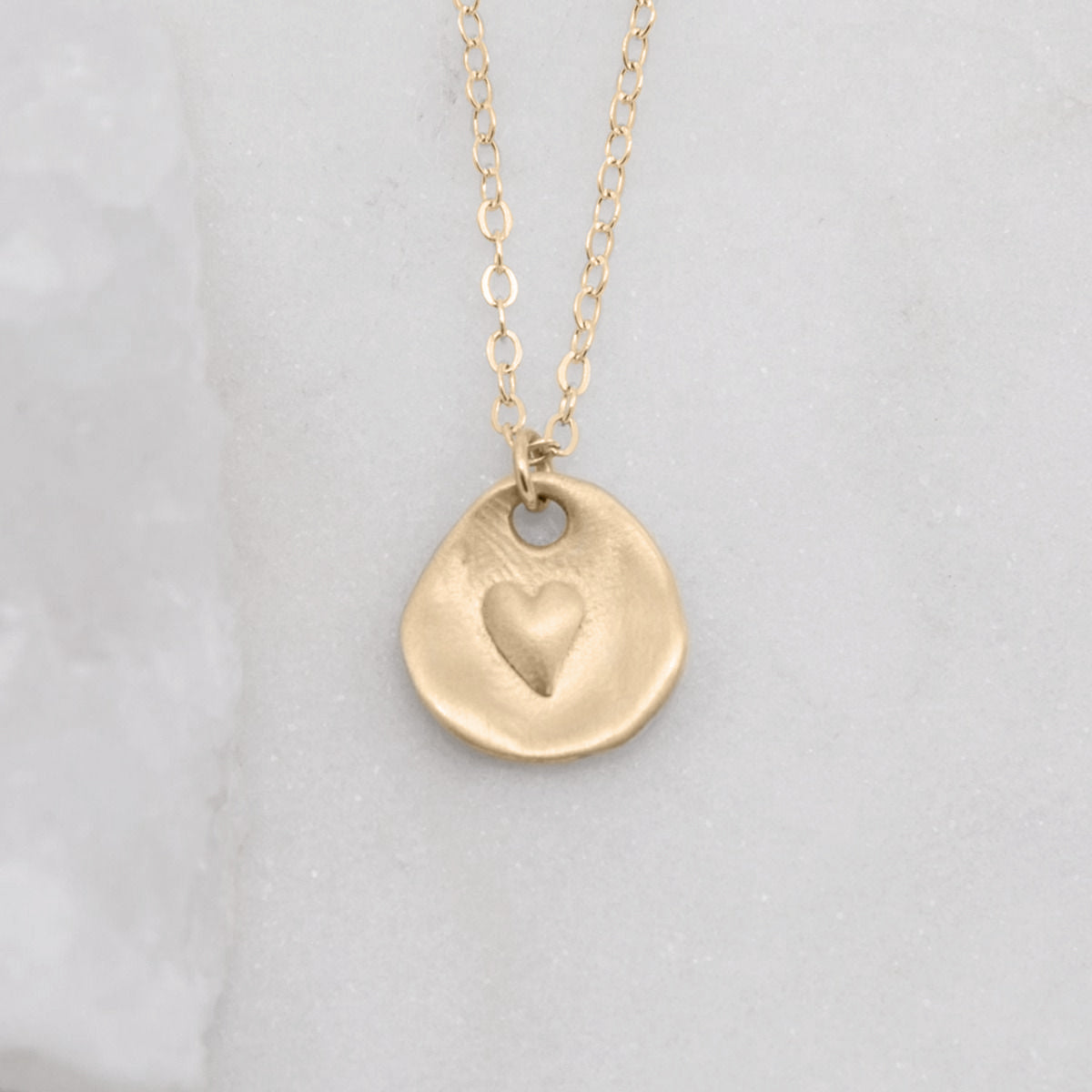 Full of Love Necklace (14K Solid Gold)