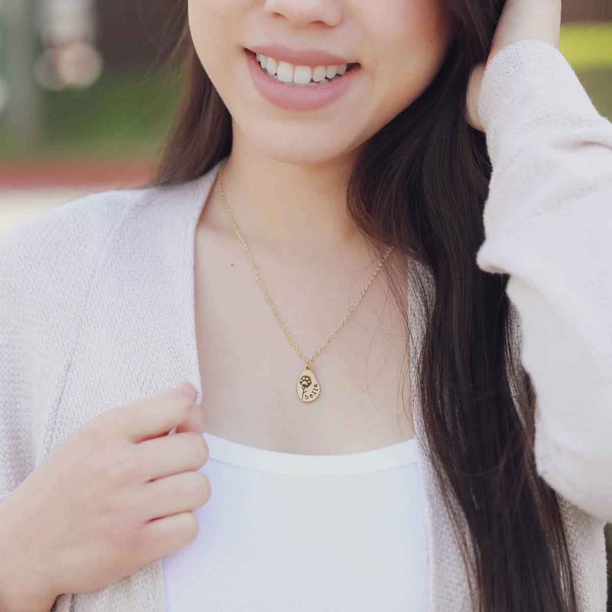 personalized and handcrafted in 10k yellow gold