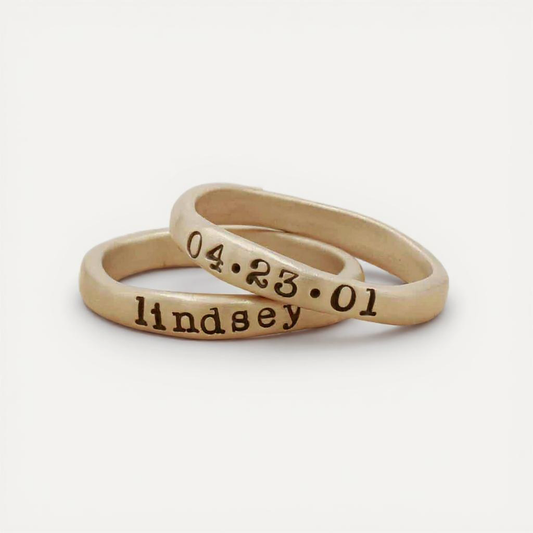Gold Stacking Ring (Gold Plated)