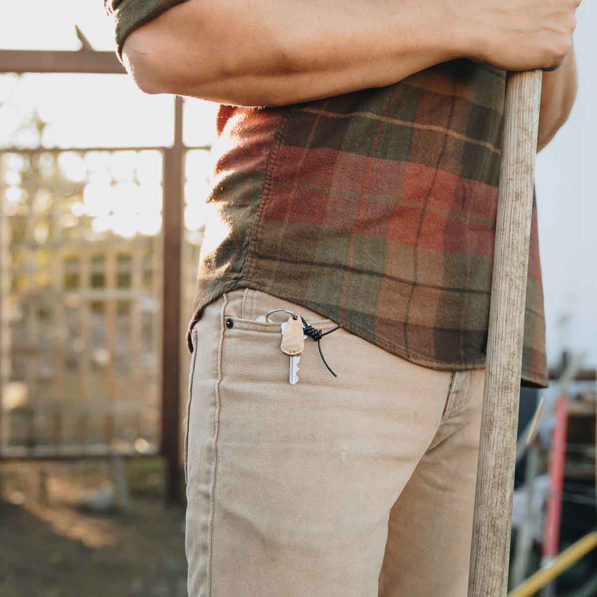 Hold Fast Key Ring (Brass)