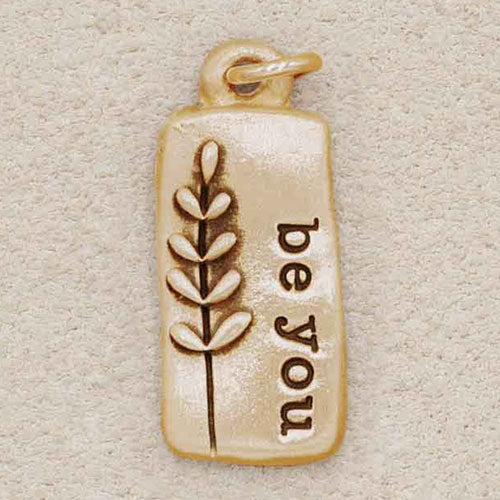 Leaf Charm (14K Solid Gold)
