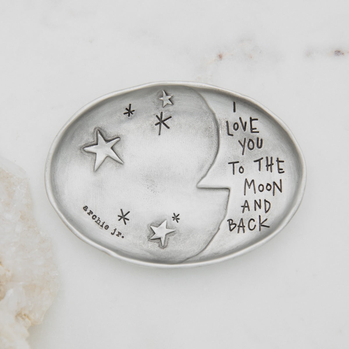 Moon and Back Keepsake Dish (Pewter)