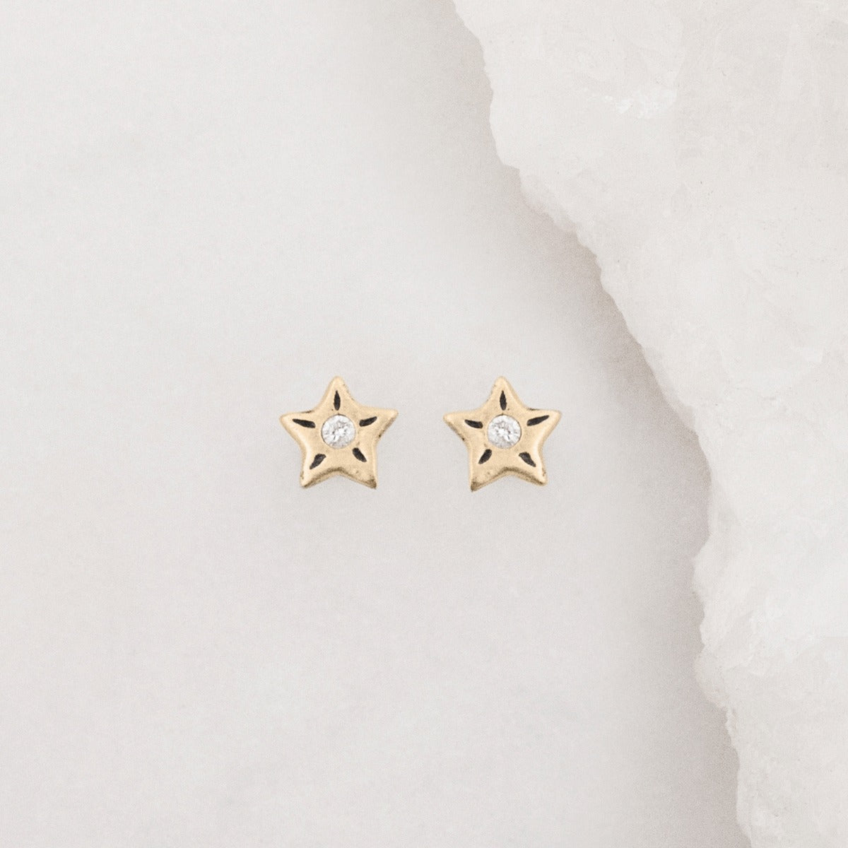 Your Spark Earrings (10K Solid Gold)