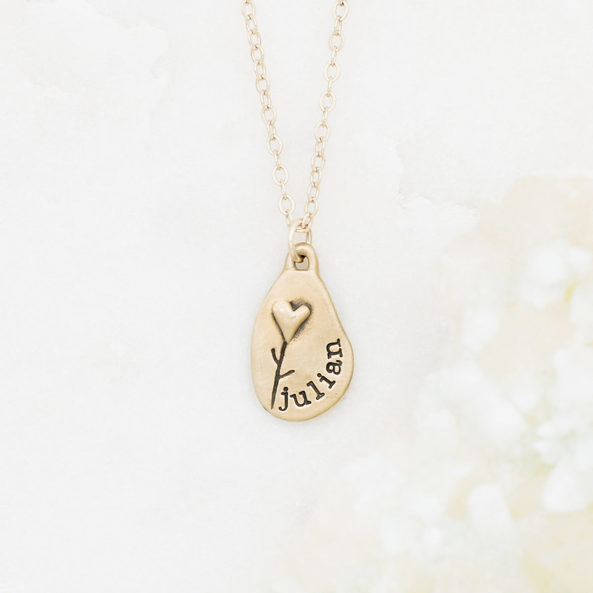 Jumble of Love Necklace (14K Solid Gold)