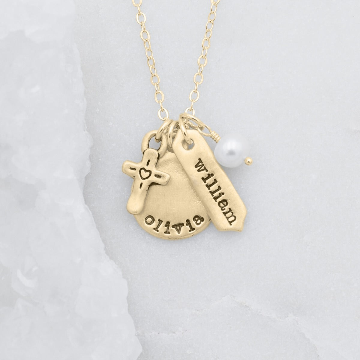 Storyteller Necklace (10K Solid Gold)