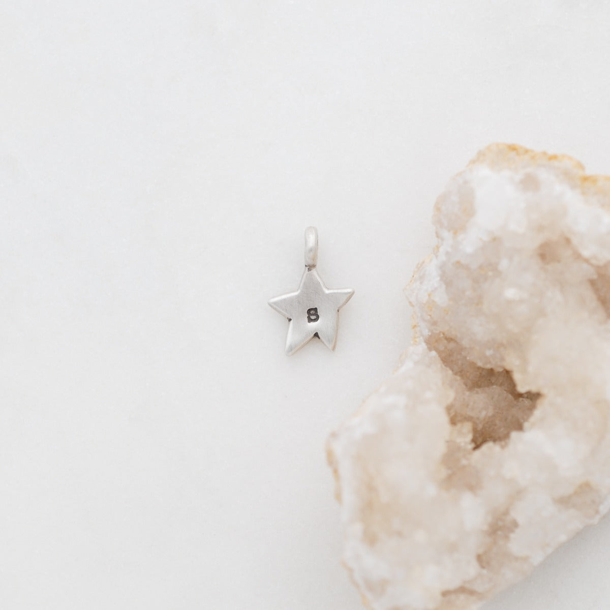 Twinkle Little Star Initial Charm (Sterling Silver)