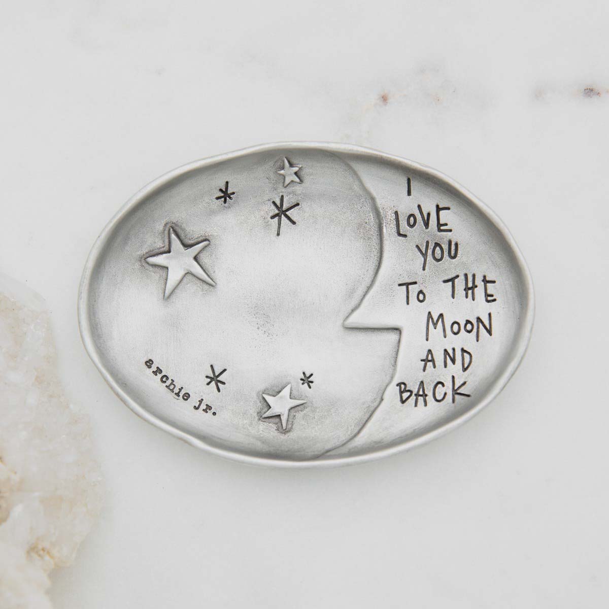 Moon and Back Keepsake Dish (Pewter)