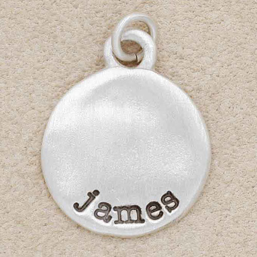 Round Tag (Sterling Silver)