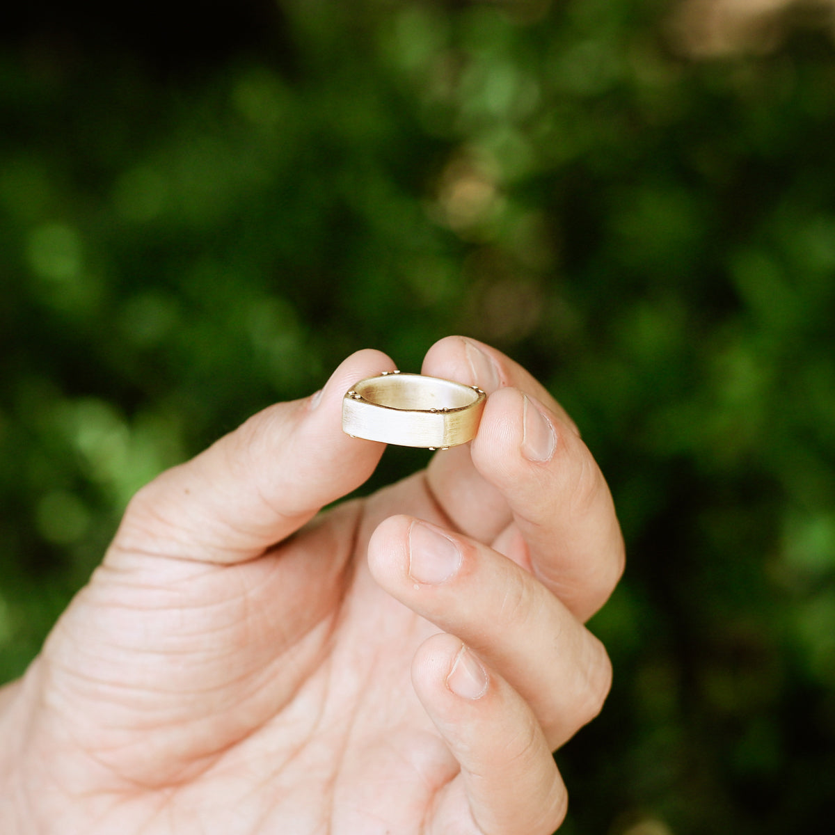 Strong + True Narrow Ring (10K Solid Gold)