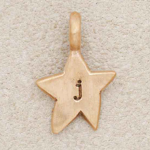 Twinkle Little Star Initial Charm (Brass)