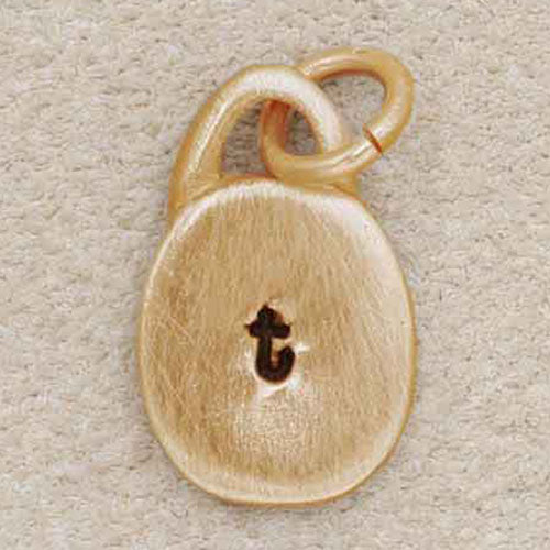 Wild About You Circle Charm (10K Solid Gold)