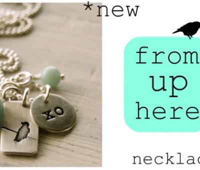 to stop rushing and remember that... {*new from up here necklace}