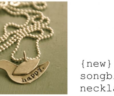 as sweet as honey, just LOVE the new songbird necklace!