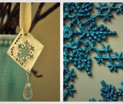 and we’re giving FIVE snowflake ornaments away!