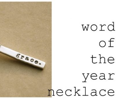 What's your necklace about this year? {meaning of word project}!