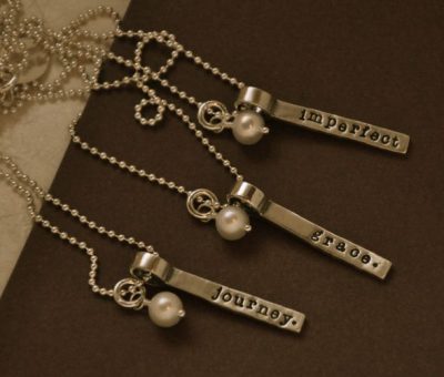word of the year necklaces {weekend giveaway {closed}