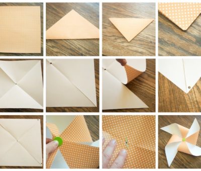 easiest way to make a pinwheel - diy project by Lisa Leonard