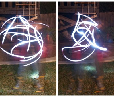 flashlight art as a new beginning for all {new year designs}