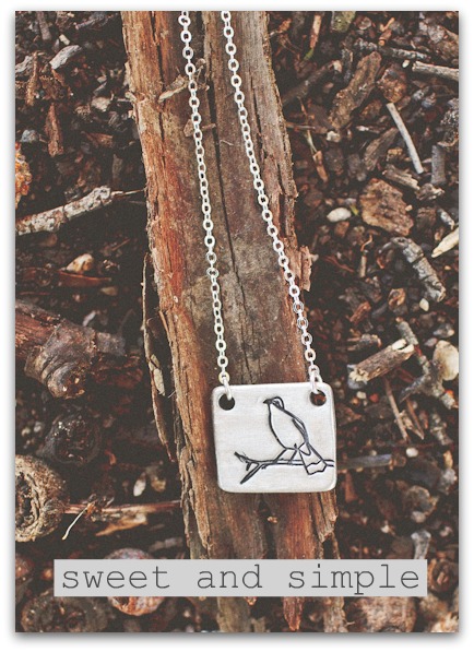sweet and simple birdie {free shipping}
