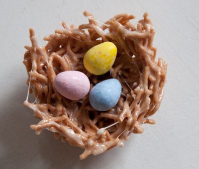 homemade easter egg nests