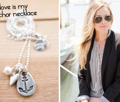 "love is my anchor necklace" by lisa leonard {and the winner is...}