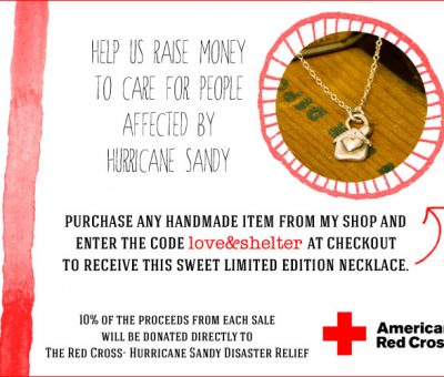 red cross fundraiser {free necklace for you!}