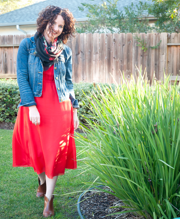 what i wore {flowy skirts and boots}