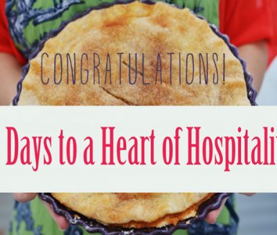 31 days to a heart of hospitality {giveaway winners!}