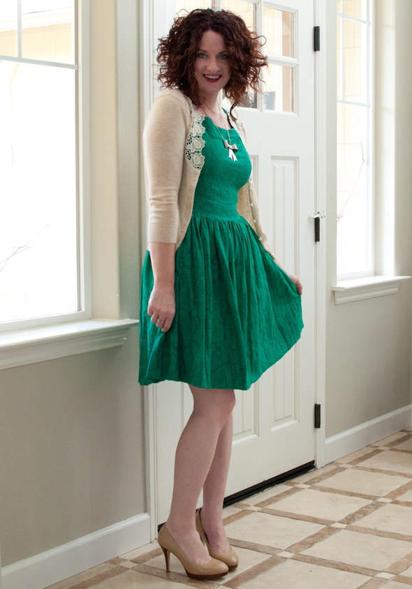 pretty green dress {two ways} - Lisa Leonard Designs Blog