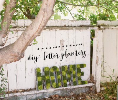 Why this DIY is a GOOD idea {personalized planters}