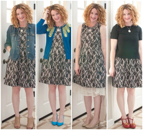same dress, four ways