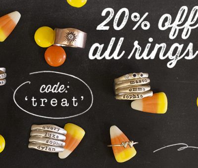 why we love meaningful rings {and a huge sale!!!}