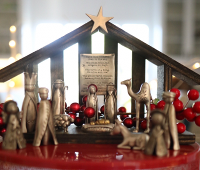 How to display your Christmas nativity scene