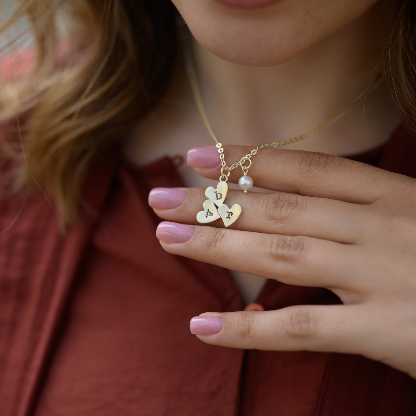 Heaps of Love Necklace (Gold Plated)