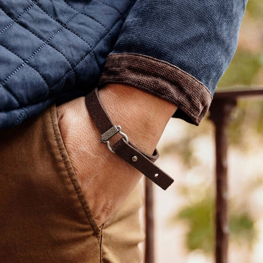 Tethered Bond Bracelet (Brown)
